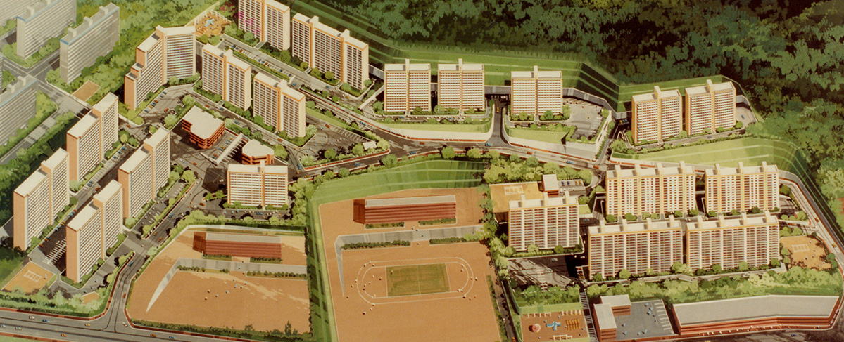 학장1지구 주택건립사업 조감도