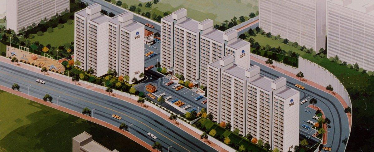 개금2지구 주택건립사업 조감도