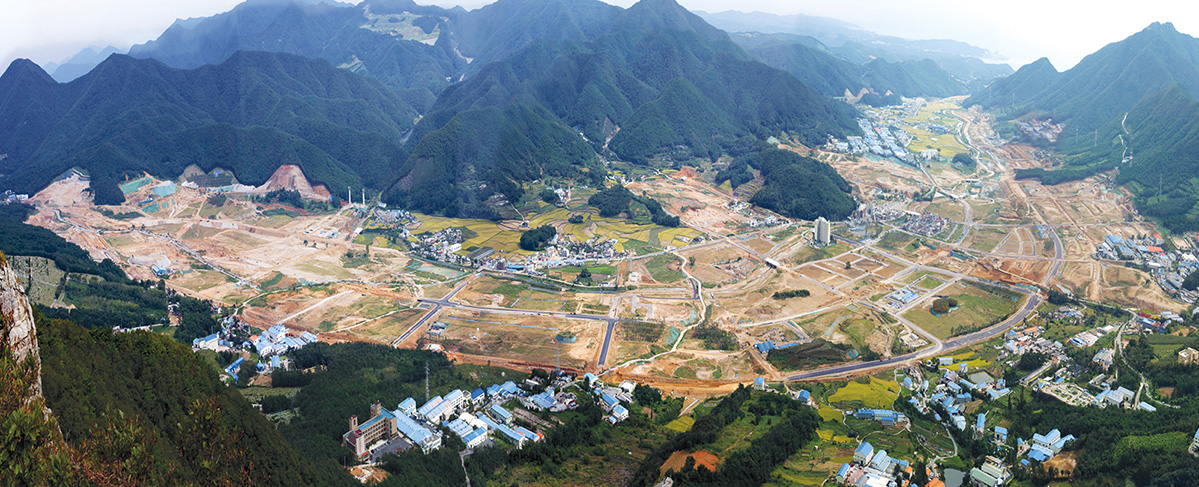 정관신도시 택지개발사업 현장(2005)