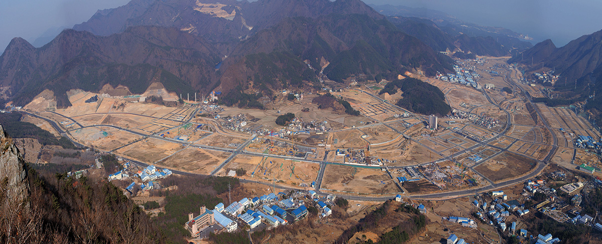 정관신도시 택지개발사업 현장(2006)