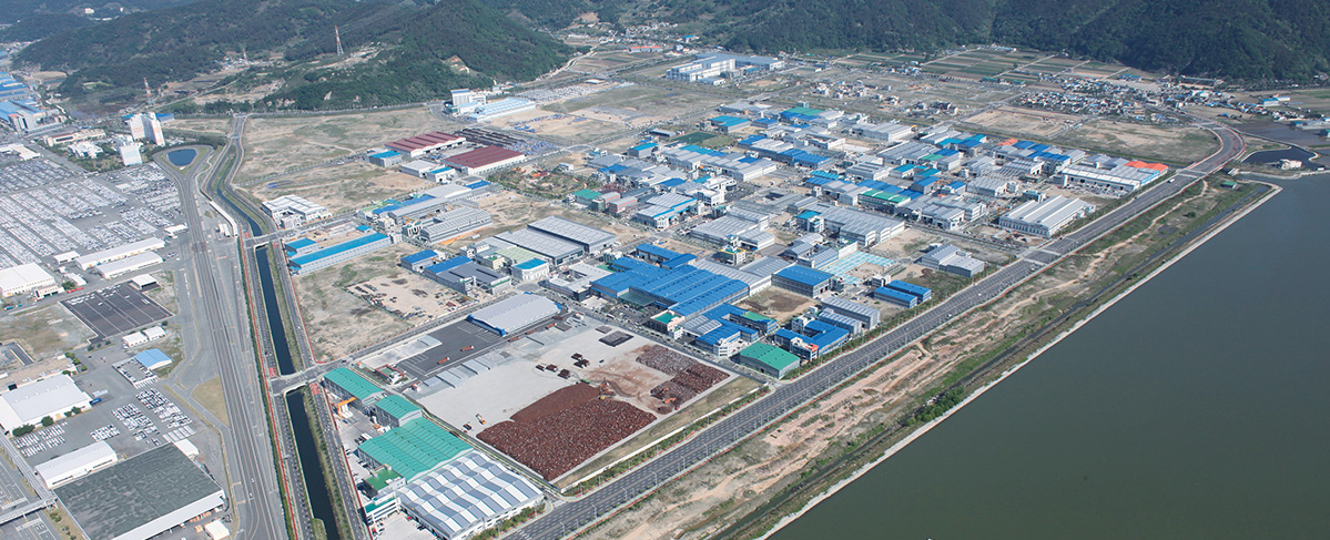 화전산업단지 조성사업 전경