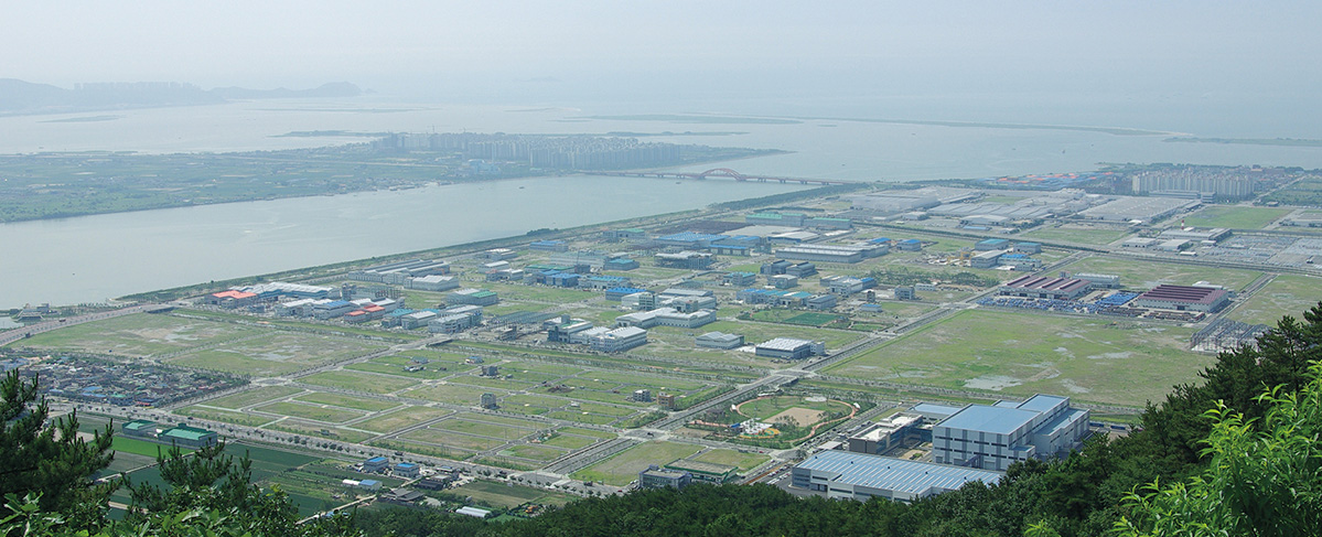 화전산업단지 조성사업 전경