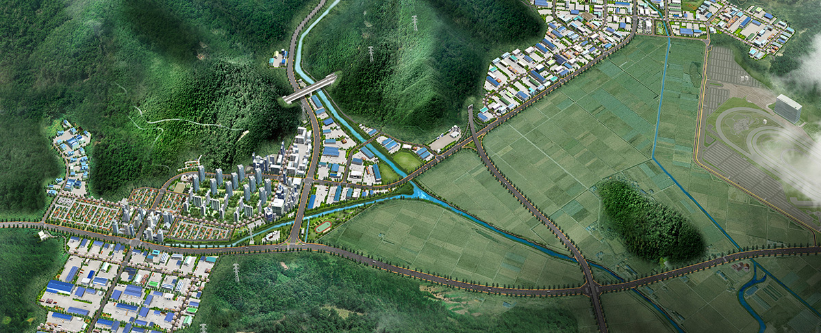 미음산업단지 조감도
