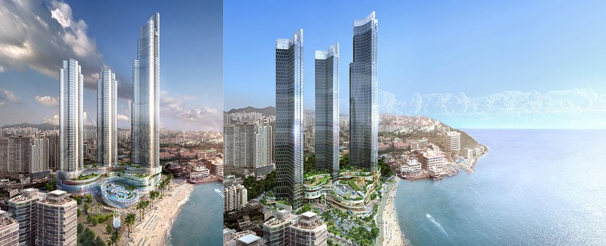 해운대관광리조트 조감도