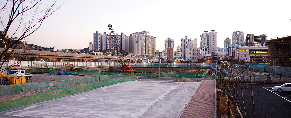 문현혁신도시 개발사업 현장