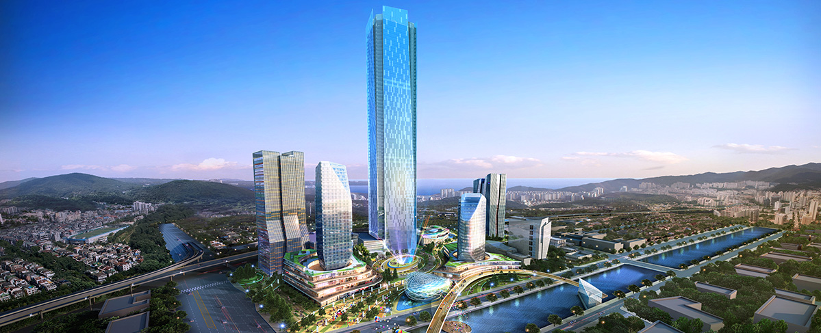 문현혁신도시 개발사업 조감도