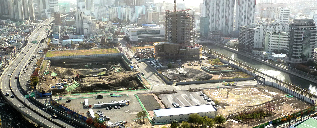 대연혁신도시 개발사업 현장