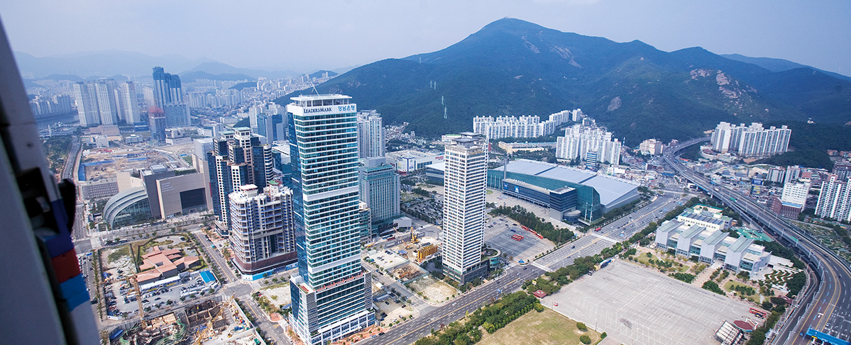 센텀혁신도시 개발사업 현장