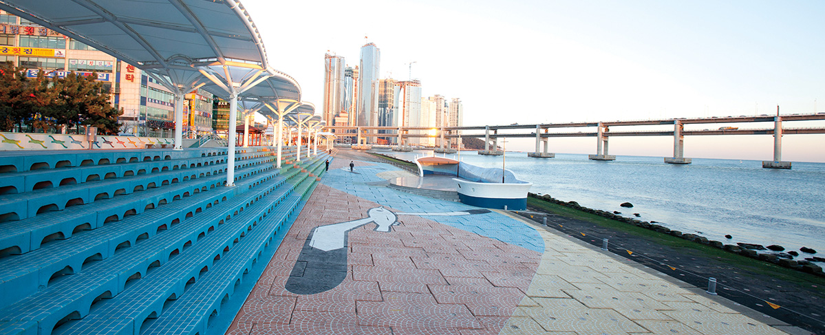 민락동 공유수면 매립사업(민락수변공원) 이후