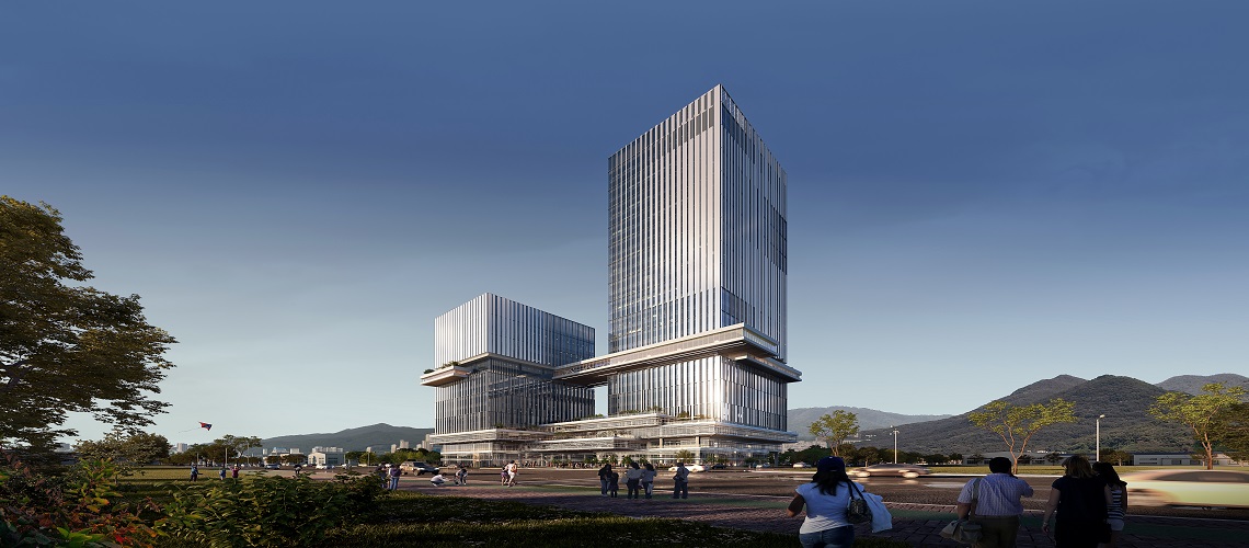 서부산 행정복합타운 건립사업 외부투시도