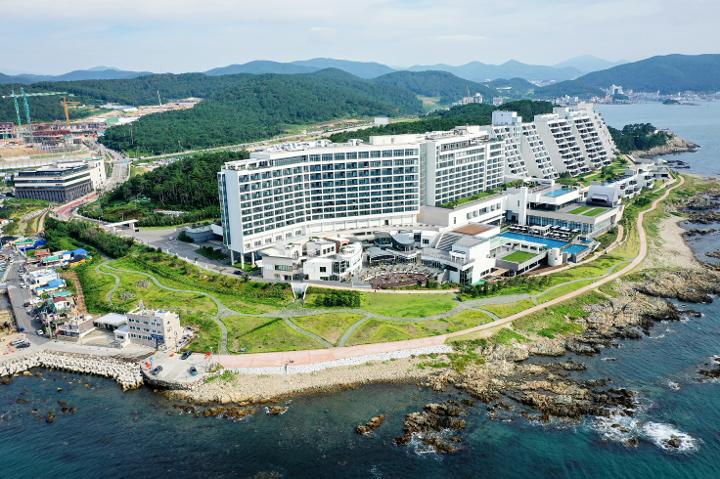 오시리아 해안산책로 전경