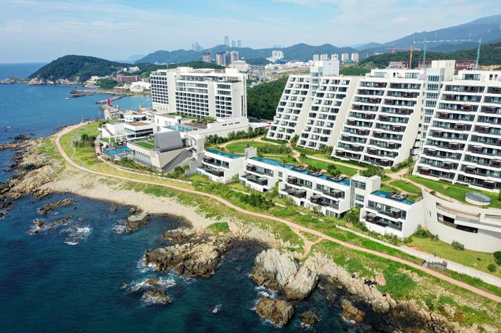 오시리아 해안산책로 전경