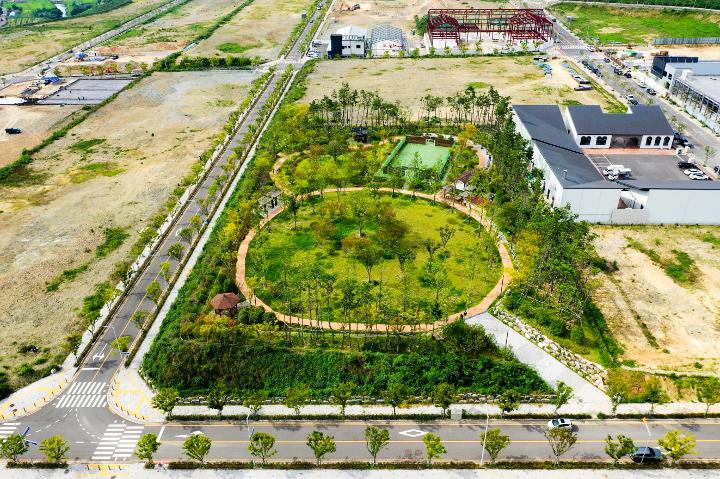 오리중앙공원 전경