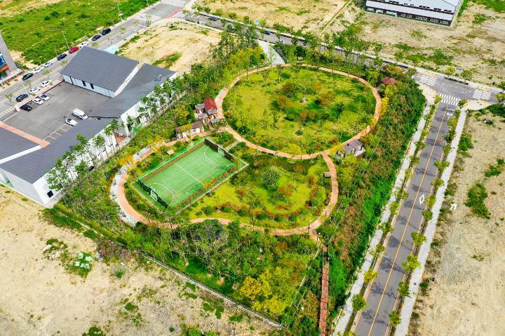 오리중앙공원 전경