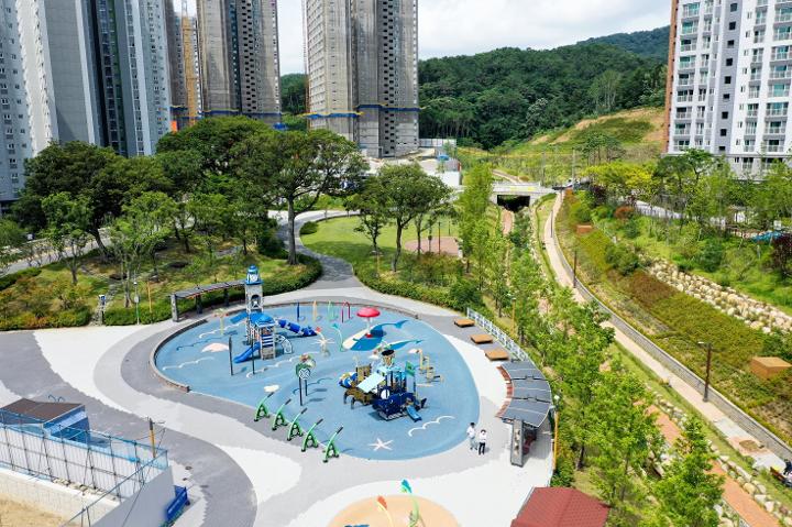 어린이물놀이장 전경