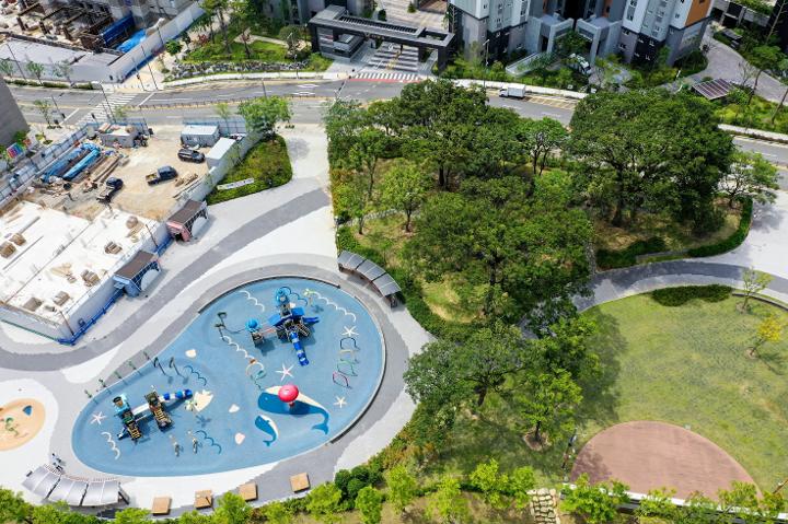 어린이물놀이장 전경