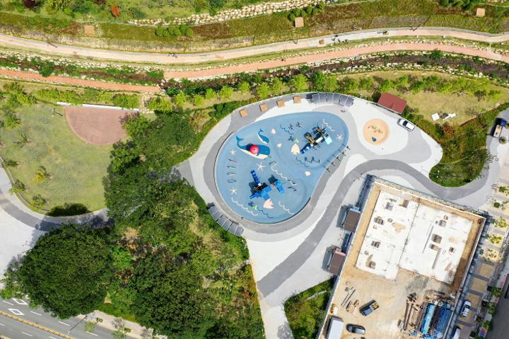 어린이물놀이장 전경