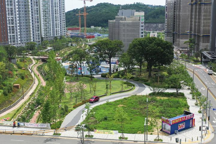 어린이물놀이장 전경