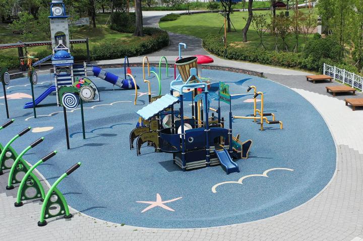 어린이물놀이장 전경