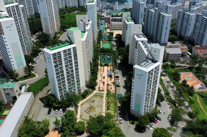 다대 텃밭커뮤티니 전경